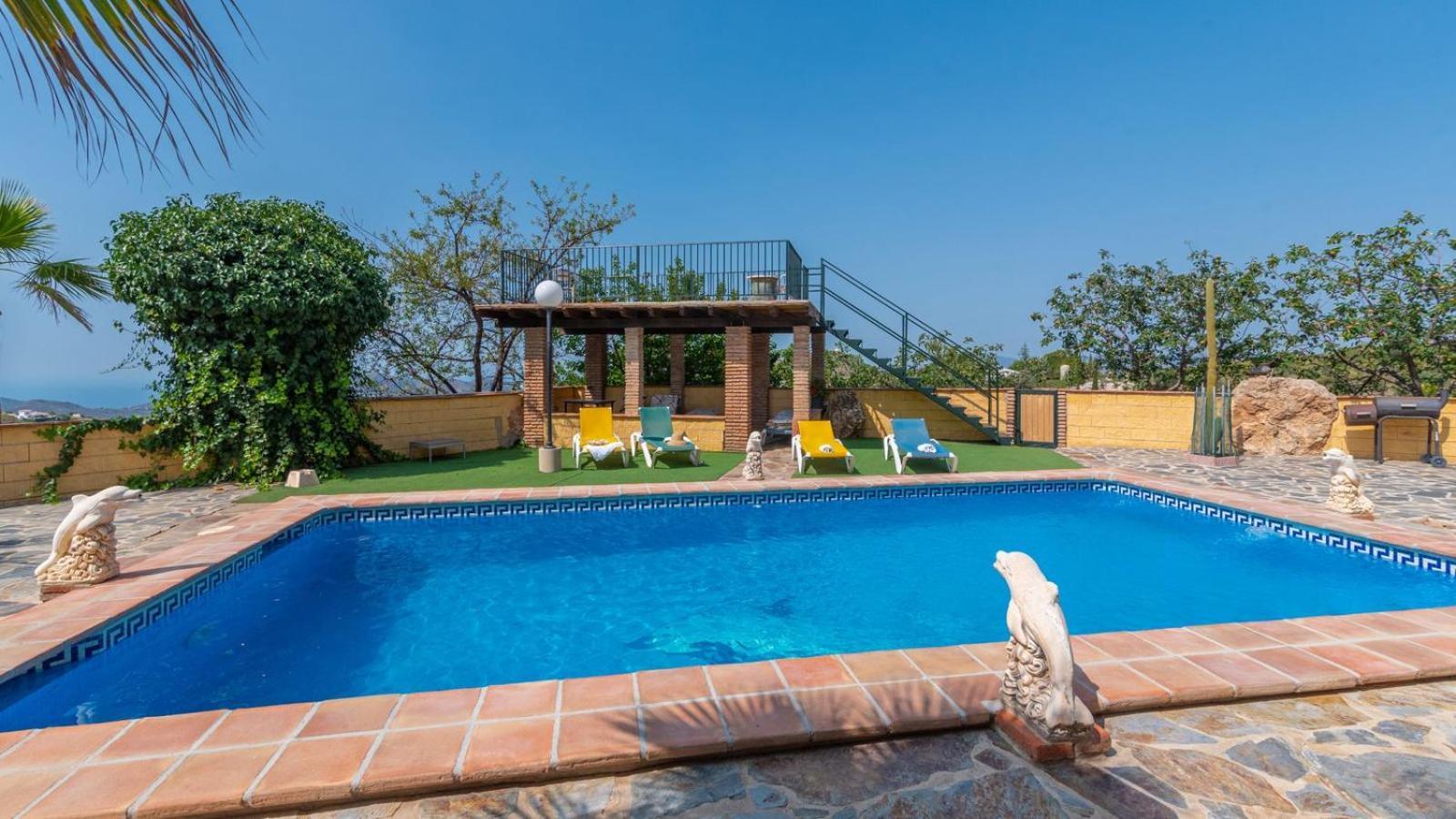 Villa Paraiso Andaluz Sedella By Ruralidays Eksteriør billede